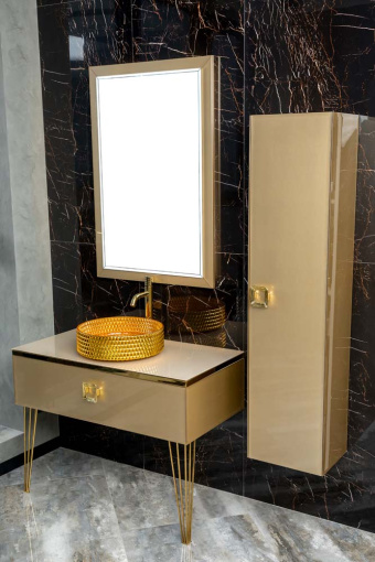 770-100-Light Gold Консоль LUCIDO 100 см Светлое золото 304801