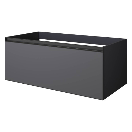 790-M1-100-A-A QUATRO 1 100CM тумба ANTHRACITE цвет профиль ANTHRACITE