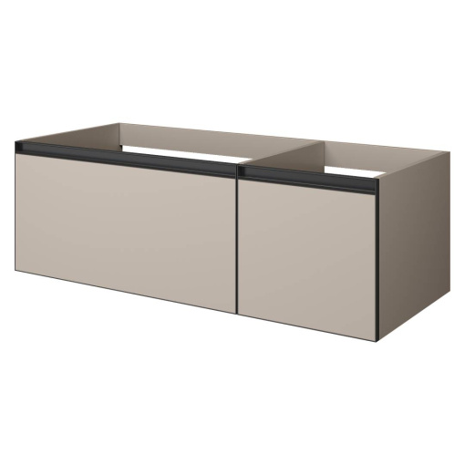790-M2-120-D-A QUATRO 2 120см (80+40) тумба DAPHNE профиль ANTHRACITE