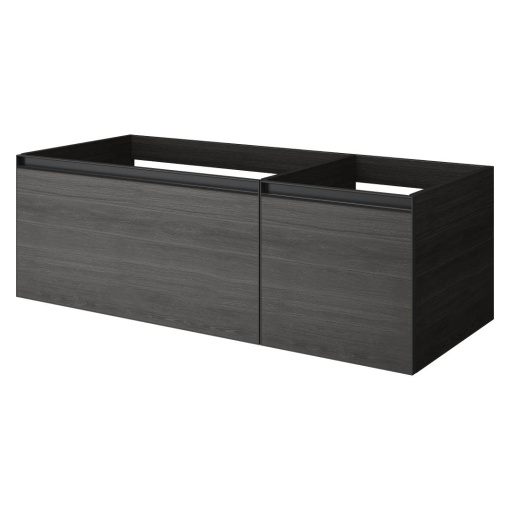 790-M2-120-OA-A QUATRO 2 120см (80+40) тумба OAK ANTHRACITE профиль ANTHRACITE