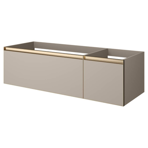 790-M2-140-D-MG Quatro 2 140см (100+40) тумба Daphne профиль Matt Gold фото 790-M2-140-D-MG Quatro 2 140см (100+40) тумба Daphne профиль Matt Gold