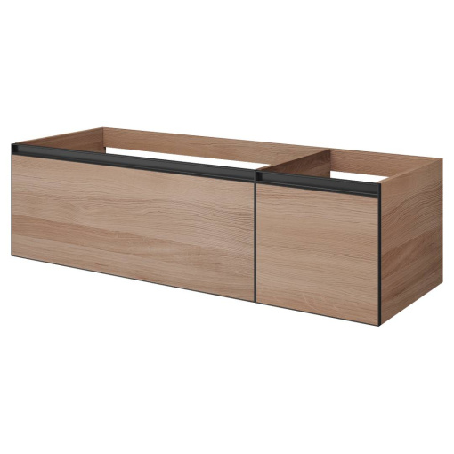 790-M2-140-W-A Quatro 2 140см (100+40) тумба WILLOW профиль Anthracite фото 790-M2-140-W-A Quatro 2 140см (100+40) тумба WILLOW профиль Anthracite