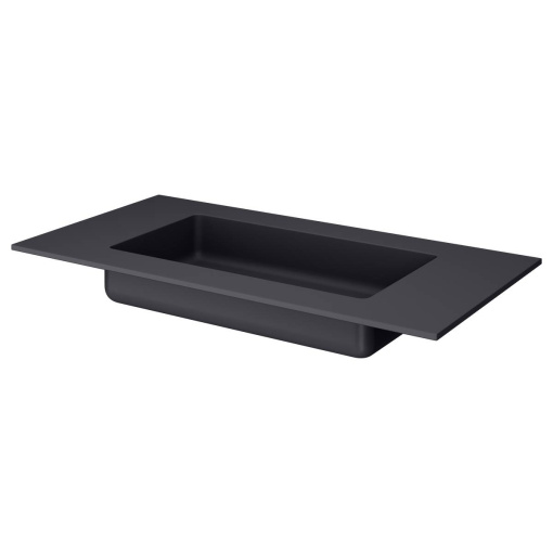 793-100-A QUATRO 100 раковина-моноблок ANTHRACITE