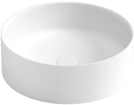 Раковина LV204 Corian Matt White 40*13см