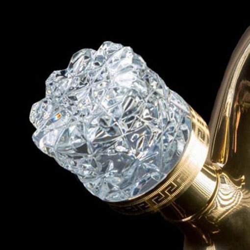 821-G Ручка хрустальная CRYSTAL золото
