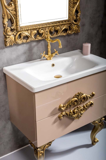 830-080-CP Тумба NeoArt 80см*43,5 Cappucino (керам.моноблок) фото 830-080-CP Тумба NeoArt 80см*43,5 Cappucino (керам.моноблок)