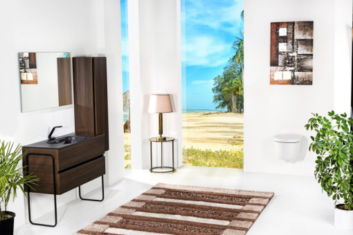 836-D Пенал Vallessi 120*35*28,5cm Dark Oak
