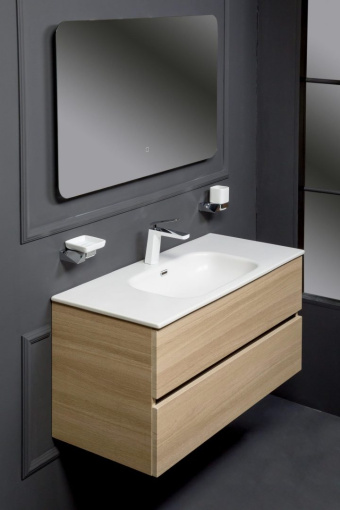 837-100-L Тумба без раковины Vallessi 100*46cm Light Oak мат. 2 полки фото 837-100-L Тумба без раковины Vallessi 100*46cm Light Oak мат. 2 полки