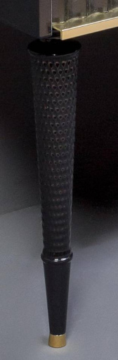 847-B-35 Ножки DENTI черные (пара) 35,5см