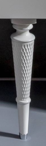 847-W-25 Ножки DENTI белые (пара) 25,5см