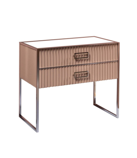 866-100-CPCR Тумба Monaco 100см h84см капучино глянец + Хром под раковину моноблок фото 866-100-CPCR Тумба Monaco 100см h84см капучино глянец + Хром под раковину моноблок