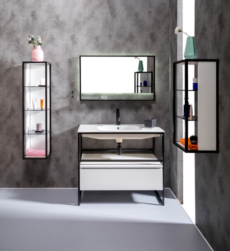 894-100-W Ящик под консоль Loft 100 белый, 1 полка