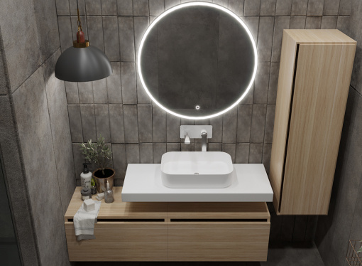 897-100-L Ящик под столешницу 100см Light Oak Vallessi Uno-S фото 897-100-L Ящик под столешницу 100см Light Oak Vallessi Uno-S