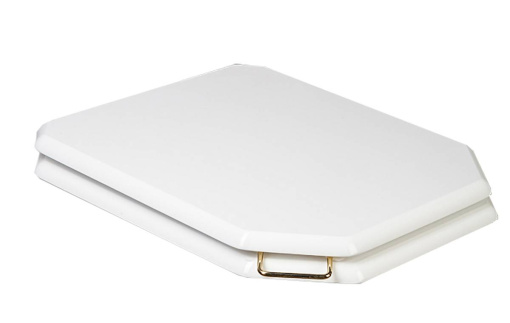 947-G Крышка массив для подвесного унитаза Vogue (петли золото) микролифт