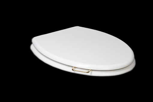 958-G Крышка массив для унитаза Puro микролифт GOLD_Комплект