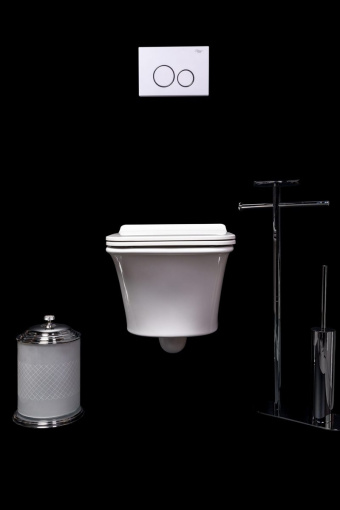 965-W Mirage подвесной унитаз глянец белый