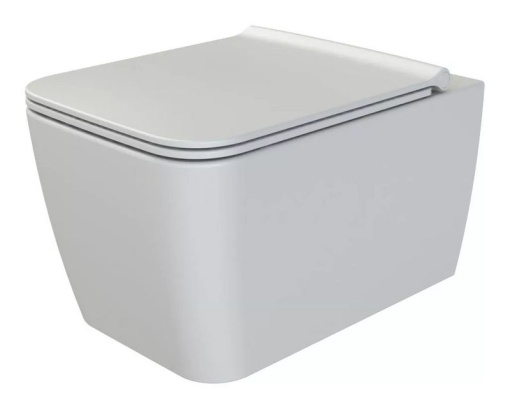 967-SET-2-MW Zen подвесной унитаз с биде матовый белый с крышкой