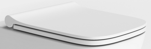 975-MW Крышка для унитаза Bello, soft-close Белый матовый