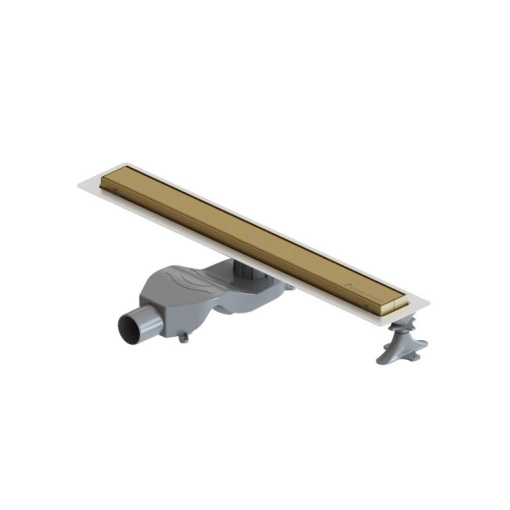 982-60-MG Душевой лоток Premium Linear 60см, нерж.сталь МАТ. ЗОЛОТО