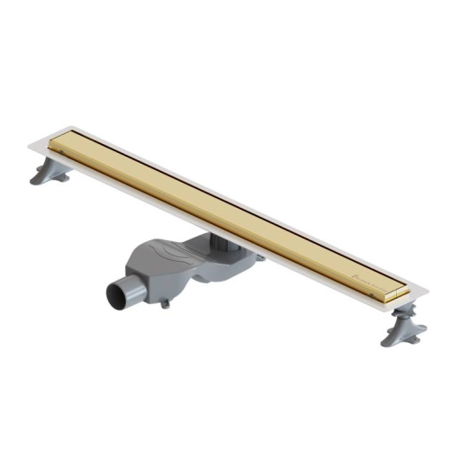 982-80-G Душевой лоток Premium Linear 80см, нерж.сталь ЗОЛОТО