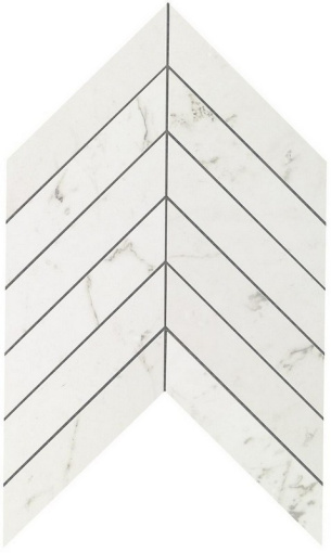 Мозаика Marvel Carrara Pure Chevron Wall (9SCA) 