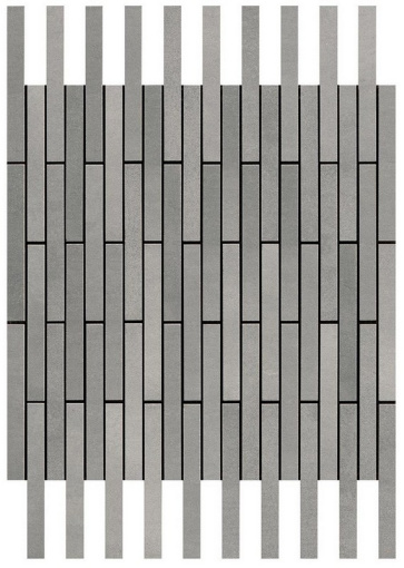 Мозаика Blaze Aluminium Mosaico Twin (A0UU) 