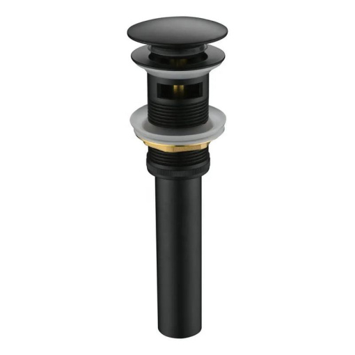 Донный клапан для раковины с переливом Maretti AC19P11560, черный