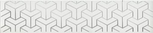 AD/A569/6397 Бордюр Ломбардиа белый 25x5,4x8