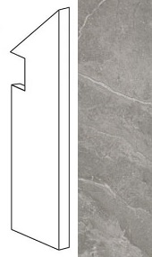 Плинтус Marvel Grey Fleury Battiscopa Sag. DX (ADX6) 