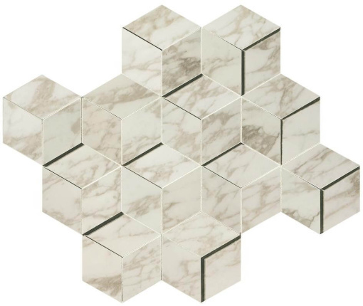 Мозаика Marvel Royal Calacatta Mosaico 3D (AEPH) 30,5x26,4 