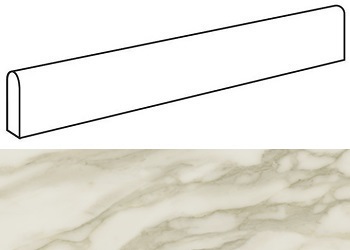 Плинтус Marvel Royal Calacatta Battiscopa Lapp. (AFBD) 7,2x60 