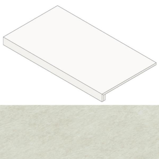 Ступень Marvel Imperial White Scalino Lappato (AFCI) 33x60 