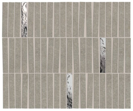Мозаика Boost Mineral Grey Mosaico Domino Lux (AIHI) 