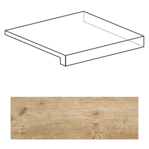 Ступень Axi White Pine Scalino Angolare DX (ANLV) 