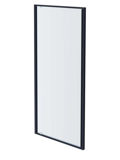 AQ ARI PI 09020GM Душевая дверь, распашная 900x2000 профиль оружейная сталь, стекло прозрачное 