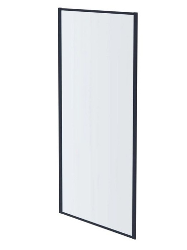 AQ ARI PI 10020GM Душевая дверь, распашная 1000x2000 профиль оружейная сталь, стекло прозрачное 
