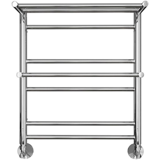 Полотенцесушитель водяной Aquatek (Акватек) Альфа П7 500х600 мм, с полкой, подключение нижнее/диагональное, сверхпрочная пищевая нержавеющая сталь AISI 304L, гарантия 10 лет