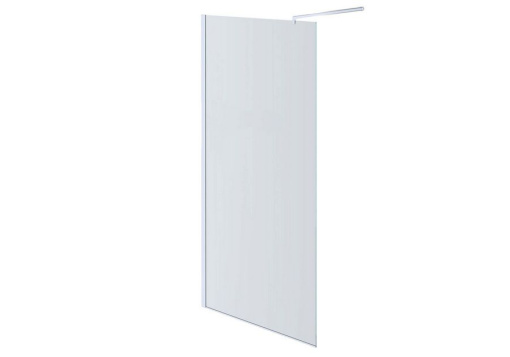 AQ NAR 6310-110 Душевая перегородка Walk in с держателем 1100x2000 профиль хром, стекло прозрачное