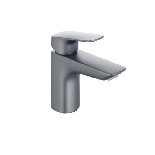 AQ1010BGM ВЕГА смеситель для раковины 97 без донного клапана, оружейная сталь