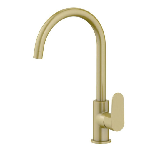 AQ1282BG ОБЕРОН смеситель для кухни, шлиф. золото