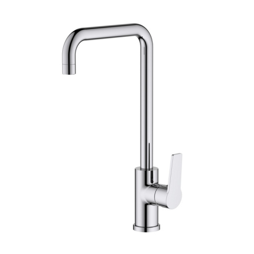 AQ1781CR ЛУГАНО смеситель для кухни (квадратный излив), хром