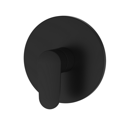 AQ1866MB НИКА смеситель для душа (внешняя и скрытая часть), матовый черный