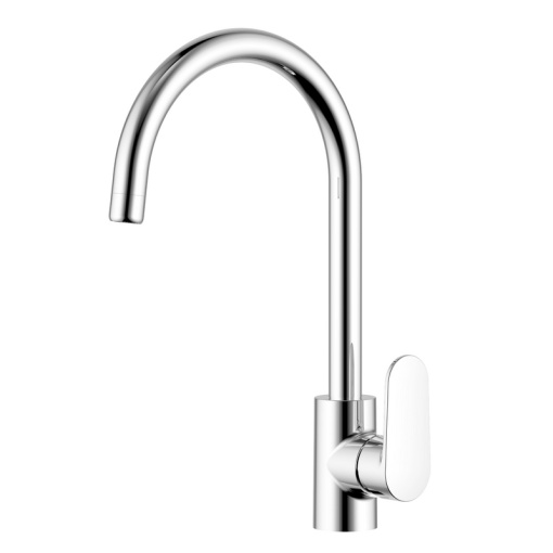 AQ1882CR НИКА смеситель для кухни (полукруглый излив)