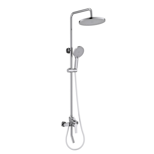 AQ2740CR ЛУГАНО душевая система (смеситель для ванны) 255 мм, хром