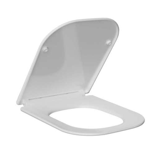 Сидение с крышкой (дюропласт) SQUARE (для AQ4411-00, AQ4451-00), SoftClose, QuickRelease, белая