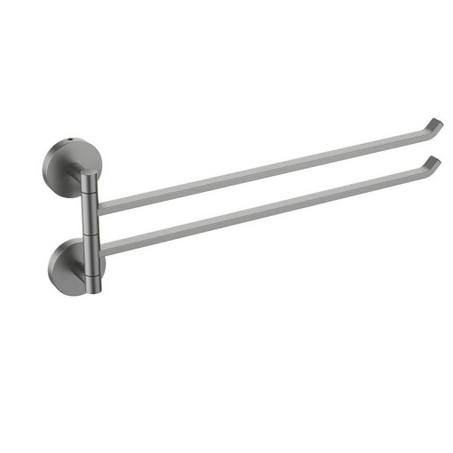 AQ4613BGM БЕТТА полотенцедержатель двойной, оружейная сталь