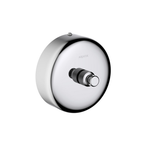 Веревка для белья 2,5 м в комплекте с держателем AQUATEK, полир. хром AQ4994CR 