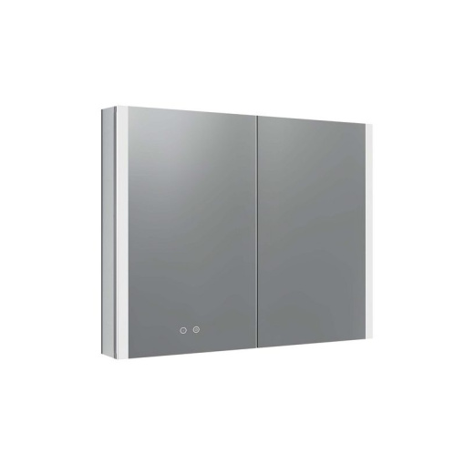 Шкаф зеркало для ванной с подсветкой Aquatek AQ7809-MLC, прямоугольное, сенсорное управление, 800*700*133