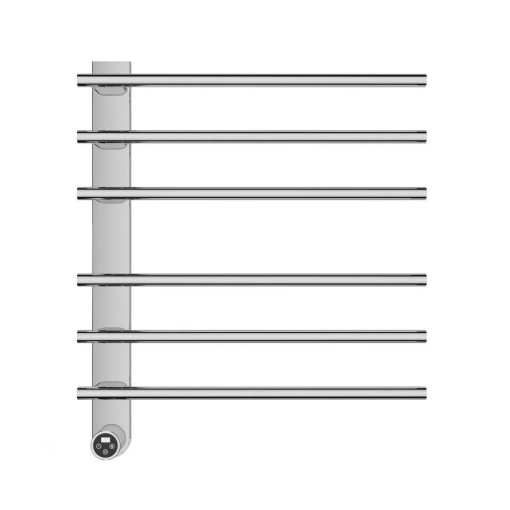 AQM3116CR Полотенцесушитель электрический 520*624 c терморегуляторм, цвет: хром. фото AQM3116CR Полотенцесушитель электрический 520*624 c терморегуляторм, цвет: хром.