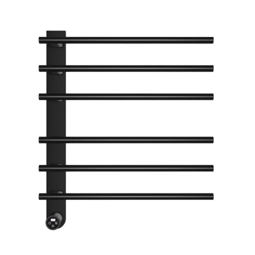 AQM3116MB Полотенцесушитель электрический 520*624 c терморегуляторм, цвет: черный матовый. фото AQM3116MB Полотенцесушитель электрический 520*624 c терморегуляторм, цвет: черный матовый.